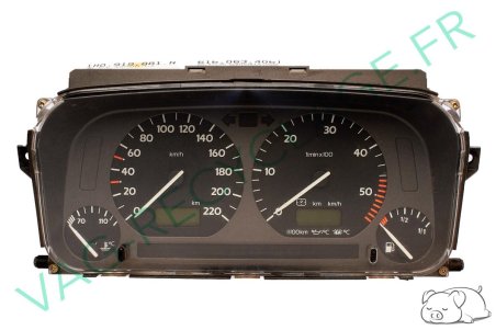 Compteur Motometer 1H0919881N pour Golf 3 TDI MFA ordinateur de bord - Image 1