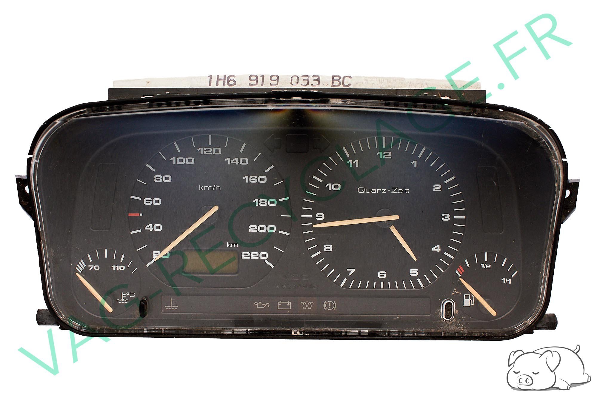 Compteur VDO 1H6919033BC pour Golf 3 et Vento Diesel AAZ - Image 1