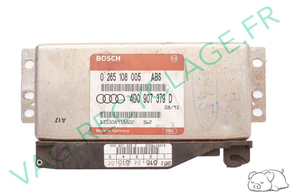 Boitier ABS Bosch 0265108005 4D0907379D pour Audi A4 B5 - Image 1