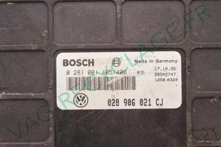 Calculateur moteur ecu Bosch 0281001405/406 028906021CJ Polo 3 SDI AEY - Image 2