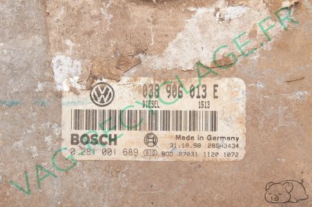 Calculateur moteur ecu Bosch 0281001689 038906013E Polo 3 Seat Ibiza 2 SDI 64cv - Image 2