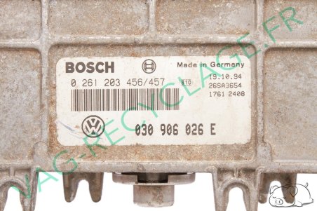 Calculateur moteur ecu Bosch 0261203456/457 030906026E Polo 3 1.3 55cv ADX - Image 2