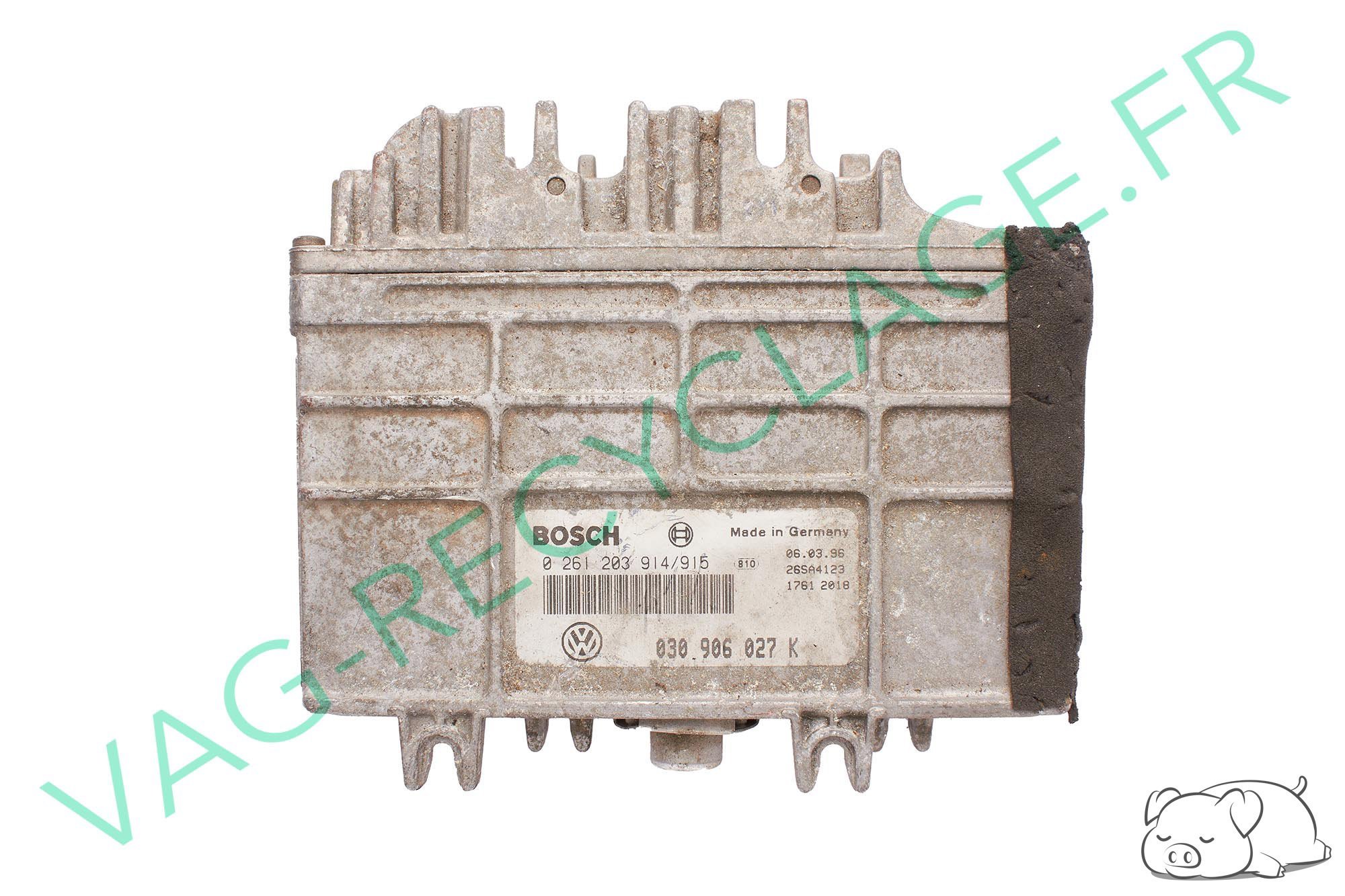 Calculateur moteur ecu Bosch 0261203914/915 030906027K Polo 3 1.4 55cv AEX - Image 1