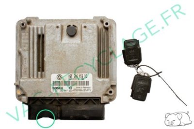 Kit démarrage Golf 5 2.0 FS1 150 boitier 06F906056DE + compteur VDO 1K0920861A - Image 4