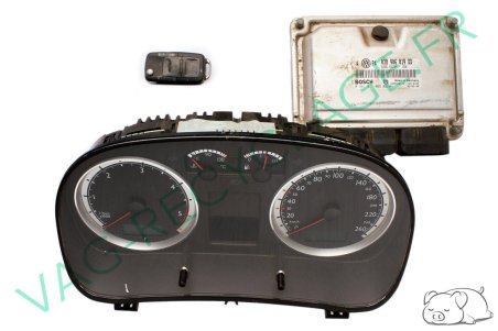 Kit démarrage Golf 4 1.9 TDI 100 boitier moteur 038906019DD compteur 1J5920826C - Image 1