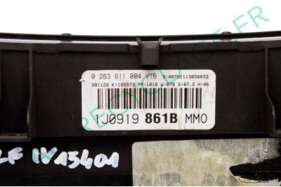 Compteur VDO 1J0919861B pour Golf 4 IV et Bora diesel - Image 3