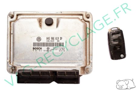 Kit démarrage Polo 4 1.4 TDI 70 boitier moteur 045906019BP compteur 6Q0920804J - Image 4