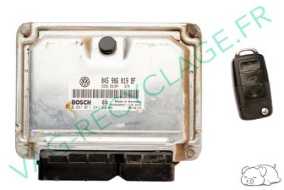 Kit démarrage Polo 4 1.4 TDI 75 boitier moteur 045906019BF compteur 6Q0920800M - Image 4