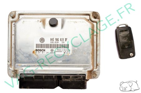 Kit démarrage Polo 4 1.4 TDI 75 boitier moteur 045906019BF compteur 6Q0920800M - Image 4