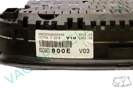 Kit démarrage Polo 4 1.9 SDI 64 boitier moteur 038906012HL compteur 6Q0920800E - Image 3