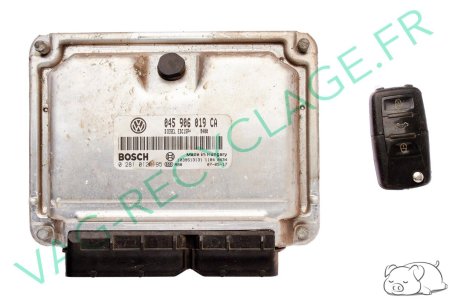 Kit démarrage Polo 4 1.4 TDI 80 boitier moteur 045906019CA compteur 6Q0920804JX - Image 4