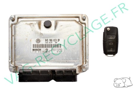 Kit démarrage Polo 4 1.4 TDI 70 boitier moteur 045906019BP compteur 6Q0920825F - Image 4