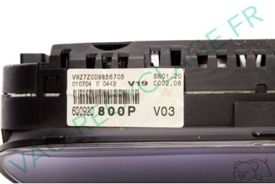 Kit démarrage Polo 4 1.2i 55cv boitier moteur 03D906033F compteur 6Q0920800P - Image 3