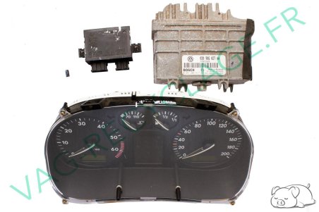 Kit démarrage Polo 3 1.4i 60cv boitier moteur 030906027AA compteur 6N0919860T - Image 1