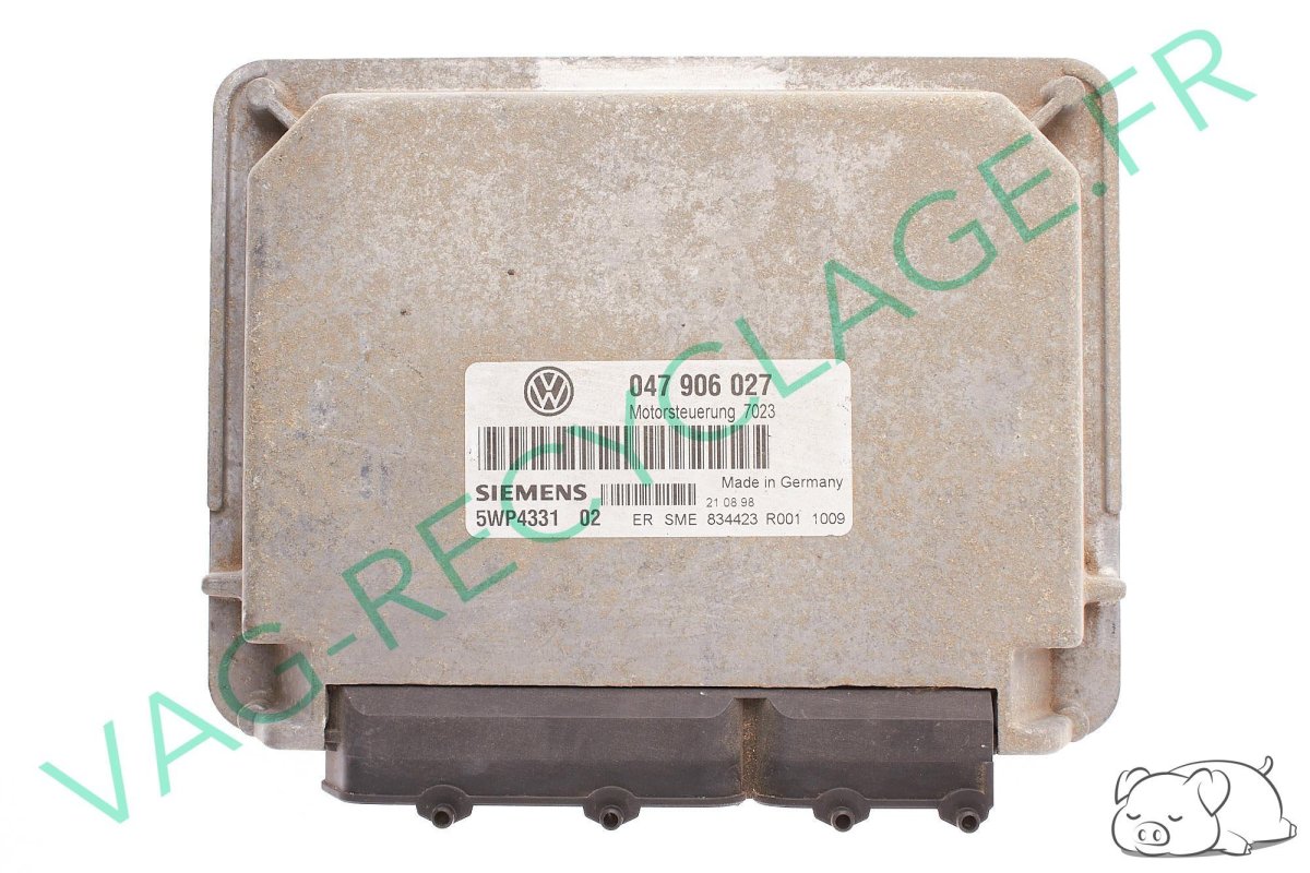 Calculateur moteur ecu Siemens 5WP4331 047906027 VW Lupo et Seat Arosa 1.0i 50cv - Image 1