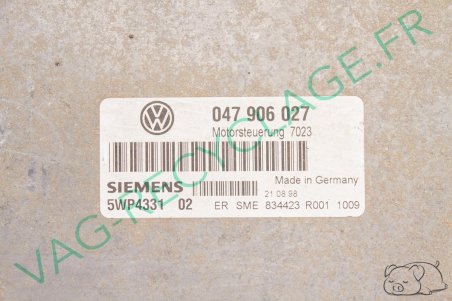 Calculateur moteur ecu Siemens 5WP4331 047906027 VW Lupo et Seat Arosa 1.0i 50cv - Image 2