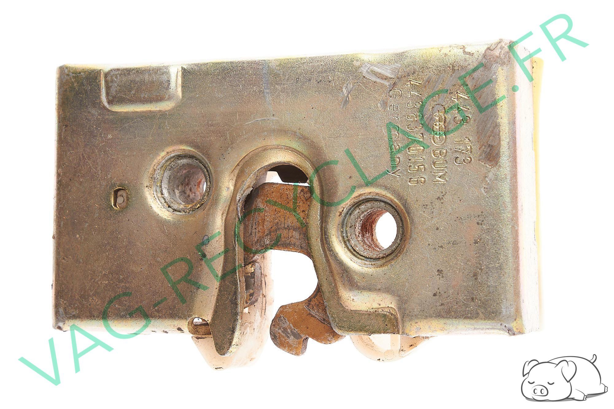 Serrure de porte avant coté conducteur 443837015G pour Audi 100 C3 - Image 1