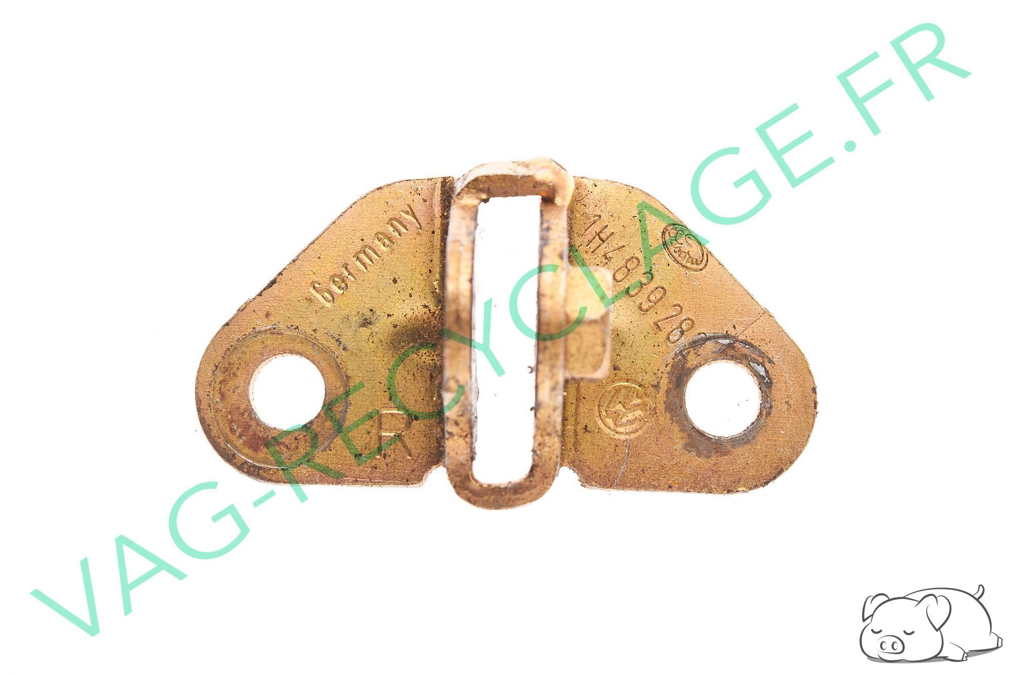 Support arrêt de porte arrière droit 1H4839282 pour Golf 3 et Vento - Image 1