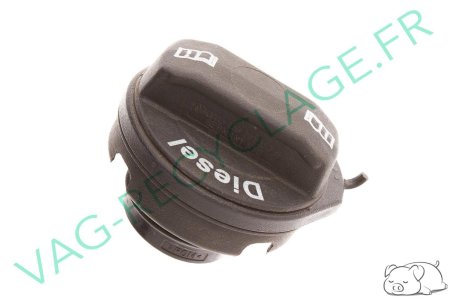 Bouchon réservoir carburant 1J0201553G Golf Polo Passat Bora 1995 à 2014 - Image 1