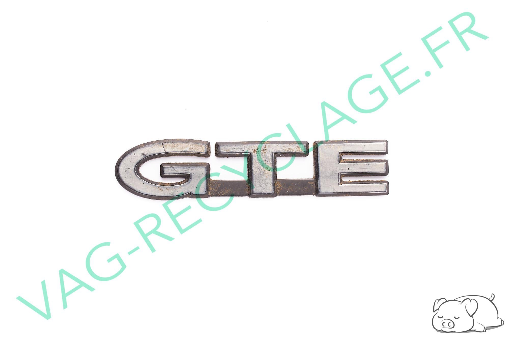 Logo coffre malle arrière"GTE" 811853750B Audi 80 B2 - Image 1
