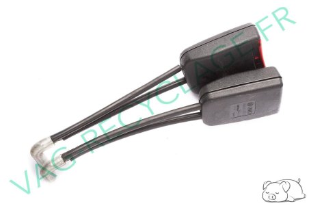 Boucle ceinture de sécurité arrière 6N0857739 Polo 3 6N - Image 2