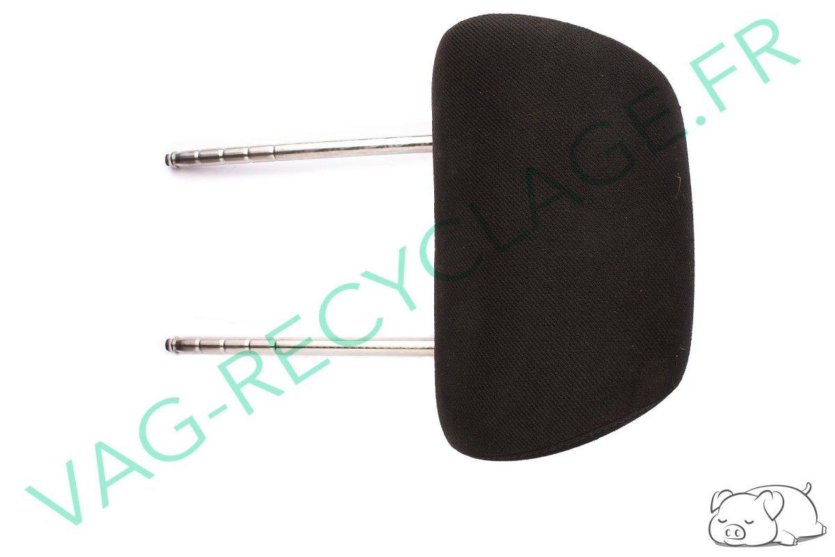 Appuie-tête tissu noir siège avant 1J0881914A Golf 4 Lupo Passat 5 Polo 3 6N2 - Image 1