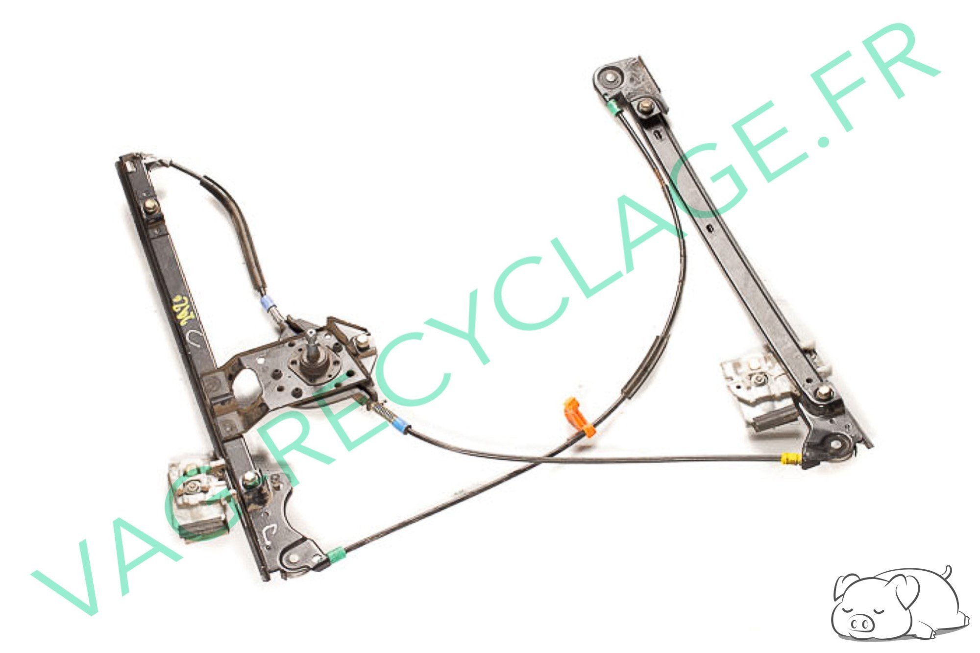 Remontre-vitre manuel avant conducteur pour Golf 3 - Image 1