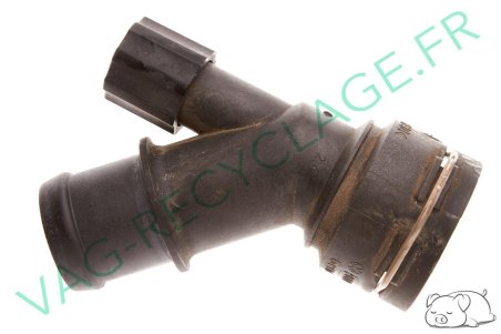 Raccord durite refroidissement moteur 6Q0122291F Golf 4 Fox New Beetle Polo 4 - Image 1