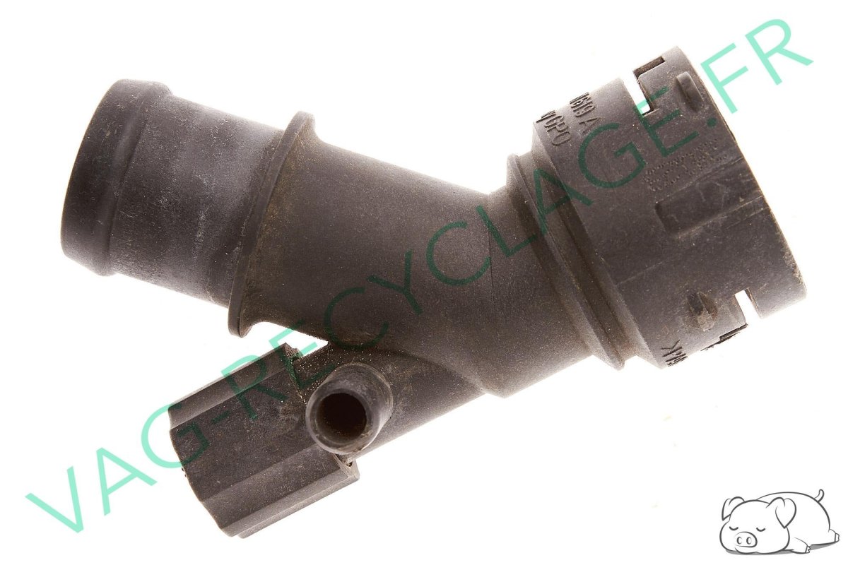 Raccord durite refroidissement moteur Golf 4 Fox New Beetle Polo 4 1J0121619A - Image 1