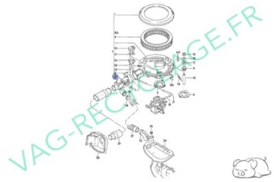 Régulateur filtre à air 052129608G Golf 2 Jetta 2 Polo 2 Scirocco 2 - Image 5