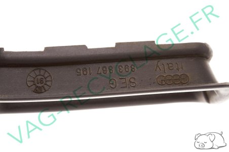 Cache inférieur poignée porte intérieure gauche 893867195 Audi 80 B3 Audi 80 B4 - Image 3