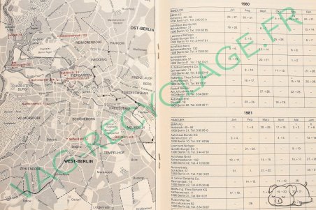 Brochure Service de permanence Europe 1980/1981 Bmw 01909099189 - Image 3