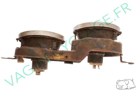 Phare avant droit double optiques Hella 63121362682 pour Bmw E21 - Image 3