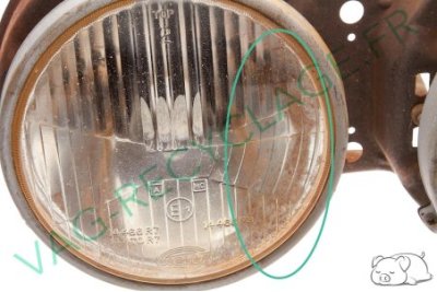 Phare avant droit double optiques Hella 63121362682 pour Bmw E21 - Image 9