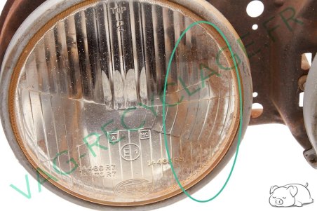 Phare avant droit double optiques Hella 63121362682 pour Bmw E21 - Image 9