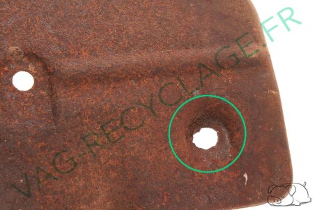 Tôle pare-chaleur collecteur échappement 1266066 Bmw E21 E12 E28 M20 Moyen - Image 3