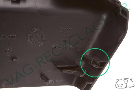 Cache colonne de direction 191953515A pour Golf 2 et Jetta 2 -Moyen- - Image 3