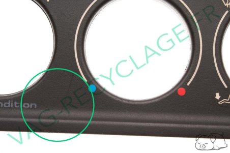 Cache commande chauffage climatisation 1H6819075 Golf 3 Vento Golf 4 Cabriolet - Image 5