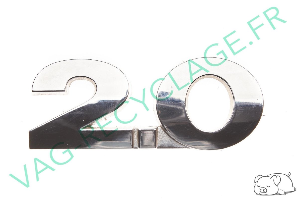 Monogramme coffre "2.0" 1E0853675 Golf 4 Golf 4 Cabriolet Bora Passat 5 - Image 1