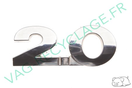 Monogramme coffre "2.0" 1E0853675 Golf 4 Golf 4 Cabriolet Bora Passat 5 - Image 1