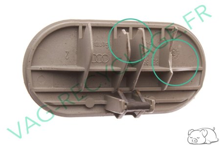 Partie inférieure cache poignée de porte gauche 8E1867195 Audi A4 B6 et A4 B7 - Image 3