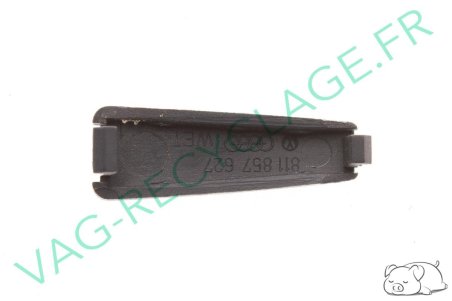 Cache poignée réglage rétroviseur gris foncé 811857627 Audi 80 B2 100 C3 - Image 2