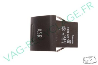 Cache interrupteur ASR 4B0927133B pour Audi A6 C5 - Image 1