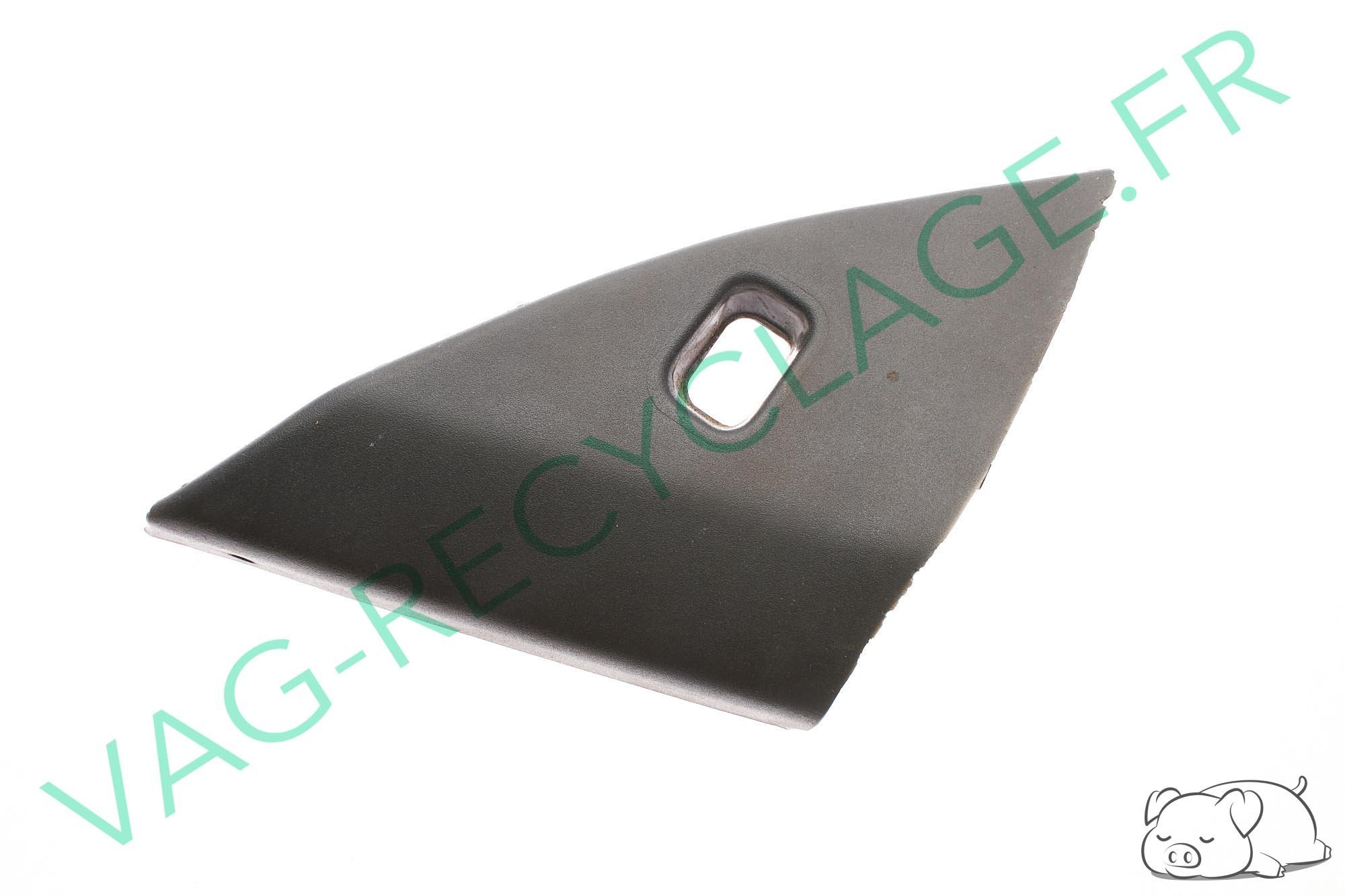 Cache bleu réglage rétroviseur extérieur gauche 443857505A pour Audi 100 C3 - Image 1