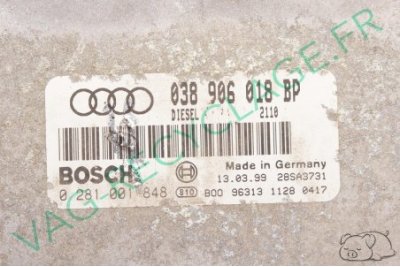Kit démarrage Audi A3 1.9TDI 110cv Compteur 8L0919860D Boitier ECU 038906018BP - Image 9
