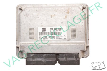 Kit démarrage Seat Ibiza 3 et Cordoba 2 Moteur 1.2 64cv 6L0920801 03E906033P - Image 6