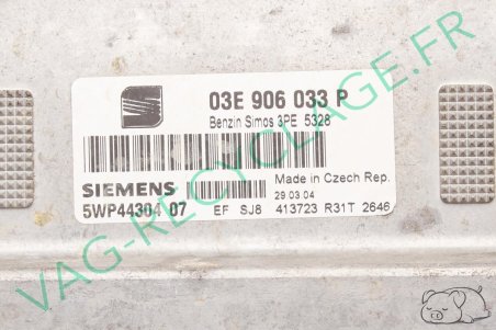 Kit démarrage Seat Ibiza 3 et Cordoba 2 Moteur 1.2 64cv 6L0920801 03E906033P - Image 7