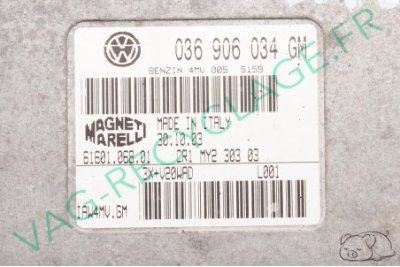 Kit démarrage Seat Ibiza 3 et Cordoba 2 1.4i 16V 75cv 110080105 036906034GM - Image 9
