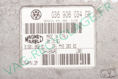 Kit démarrage Seat Ibiza 3 et Cordoba 2 1.4i 16V 75cv 110080105 036906034GM - Image 9