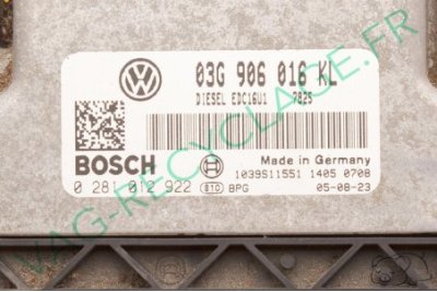 Kit démarrage Seat Altea / Seat Toledo 3 1.9 TDI 105cv 5P0920804C 03G906016KL - Image 8